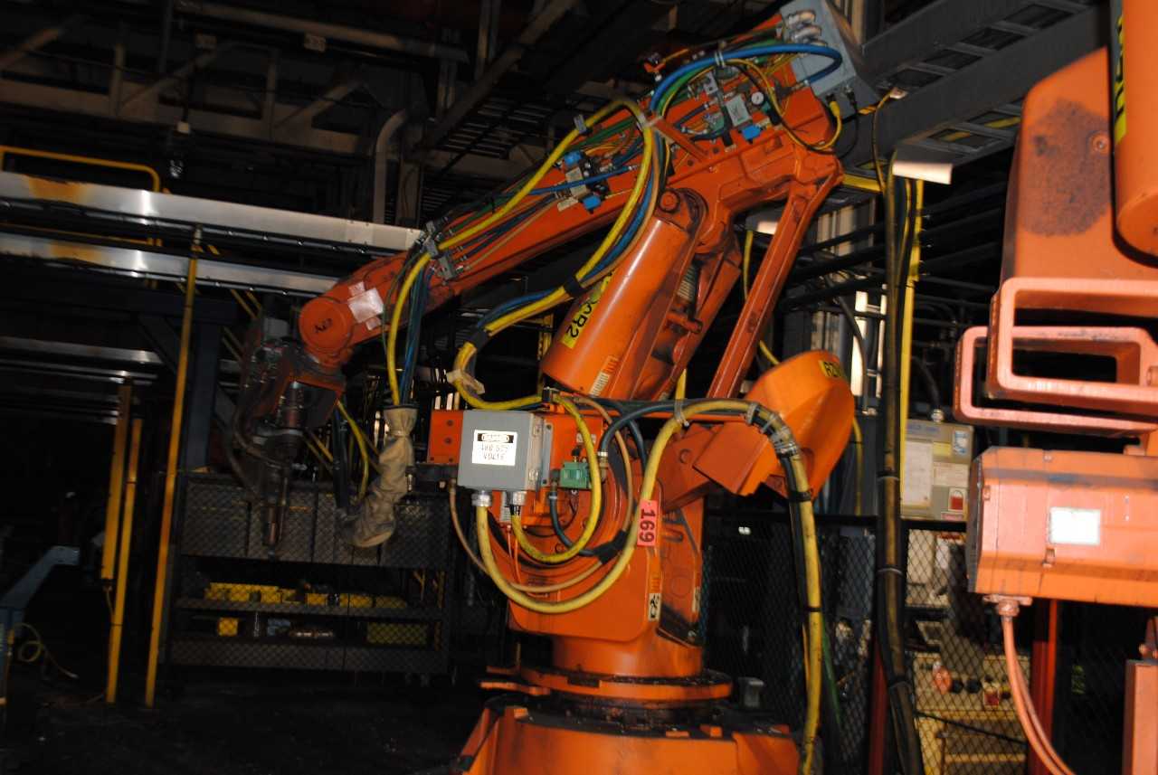 ABB IRB 6400 Industrial Robot with Welder - INDUSTRIAL ROBOTS