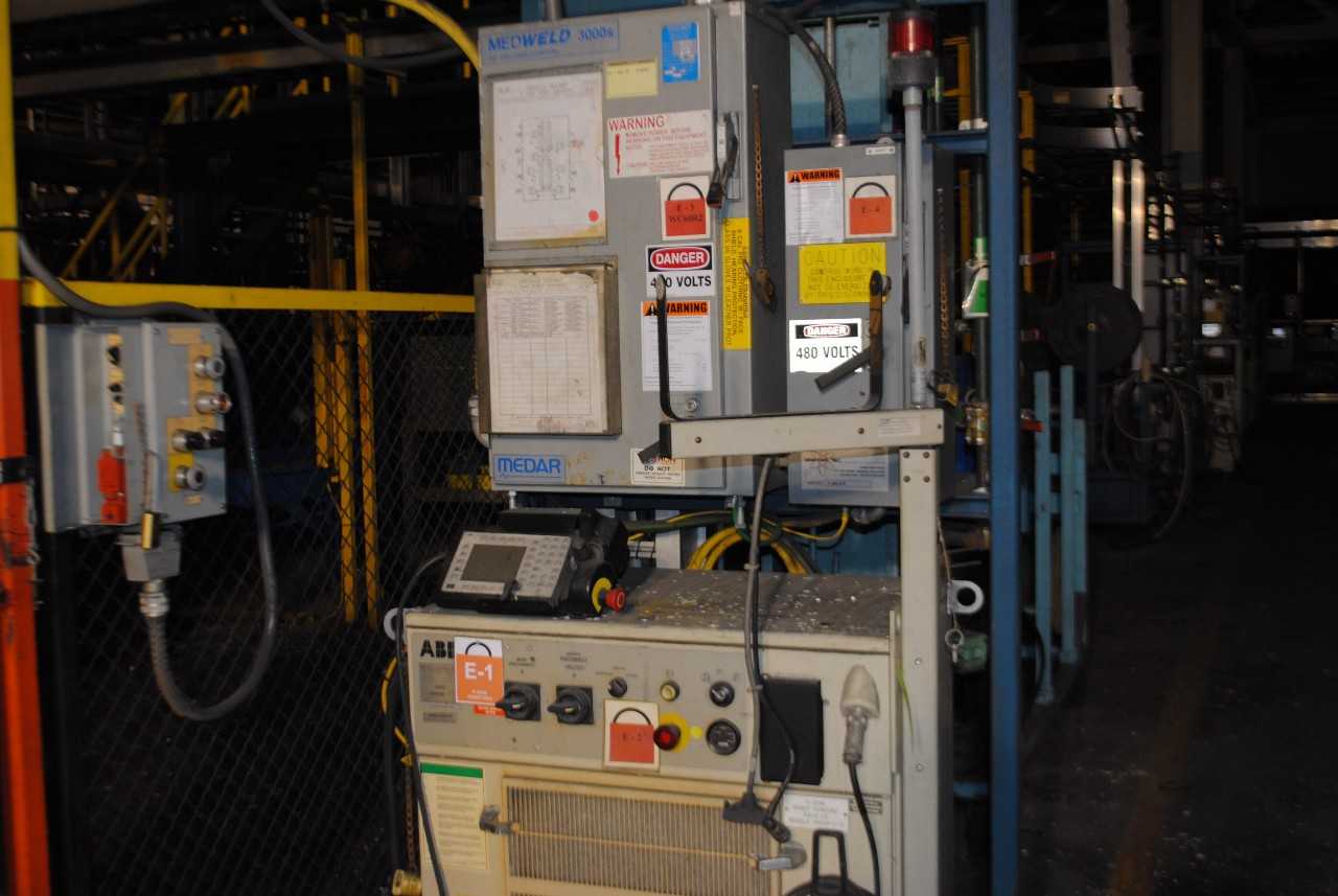 ABB IRB 6400 Industrial Robot with Welder - INDUSTRIAL ROBOTS