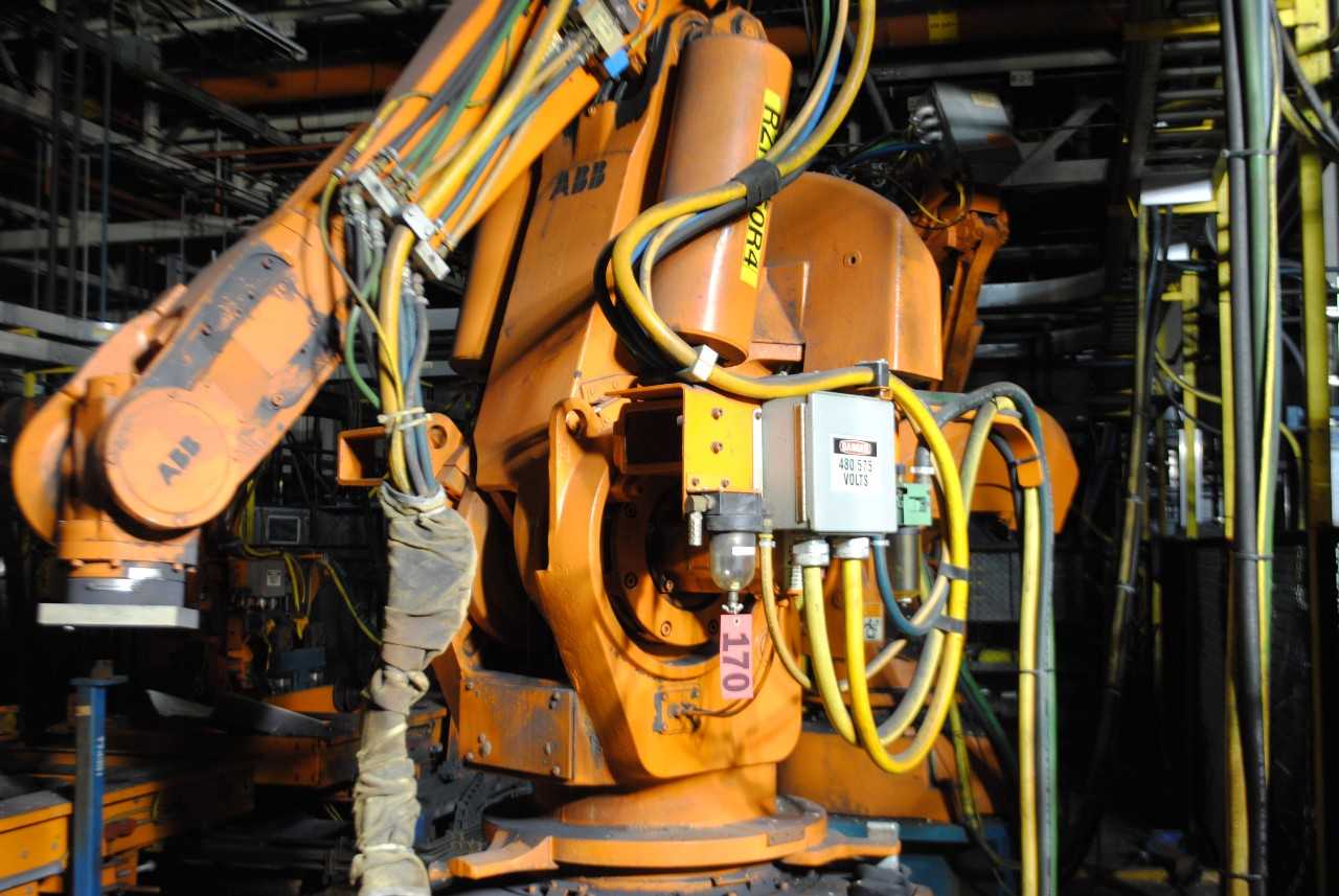 ABB IRB 6400 Industrial Robot with Welder - INDUSTRIAL ROBOTS