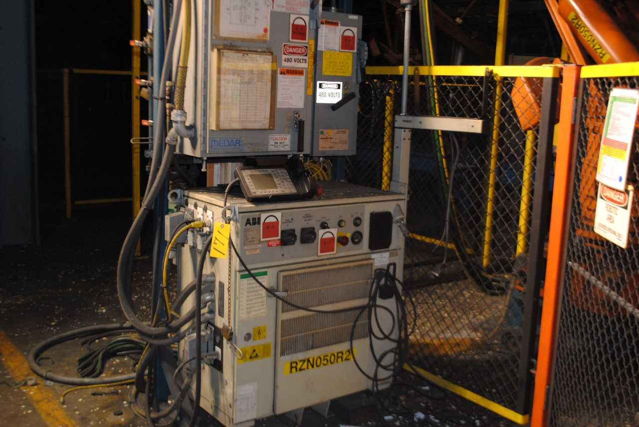 ABB IRB 6400 Industrial Robot with Welder - INDUSTRIAL ROBOTS