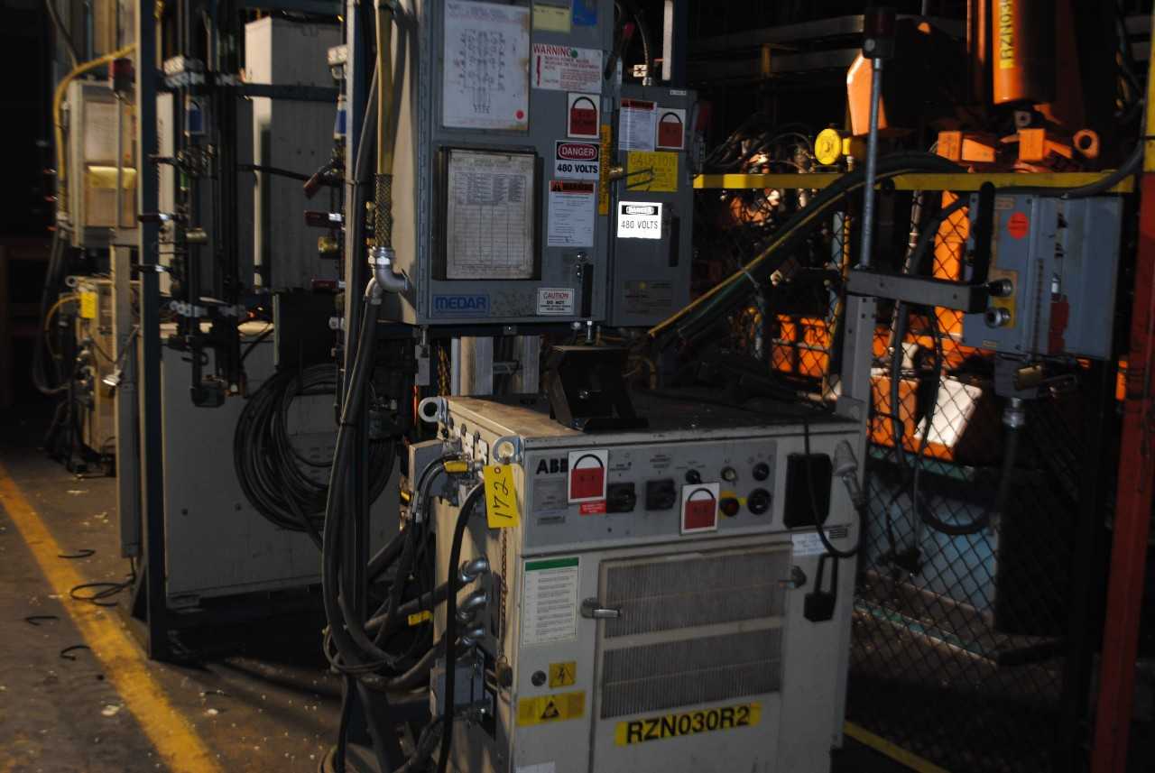 ABB IRB 6400 Industrial Robot with Welder - INDUSTRIAL ROBOTS