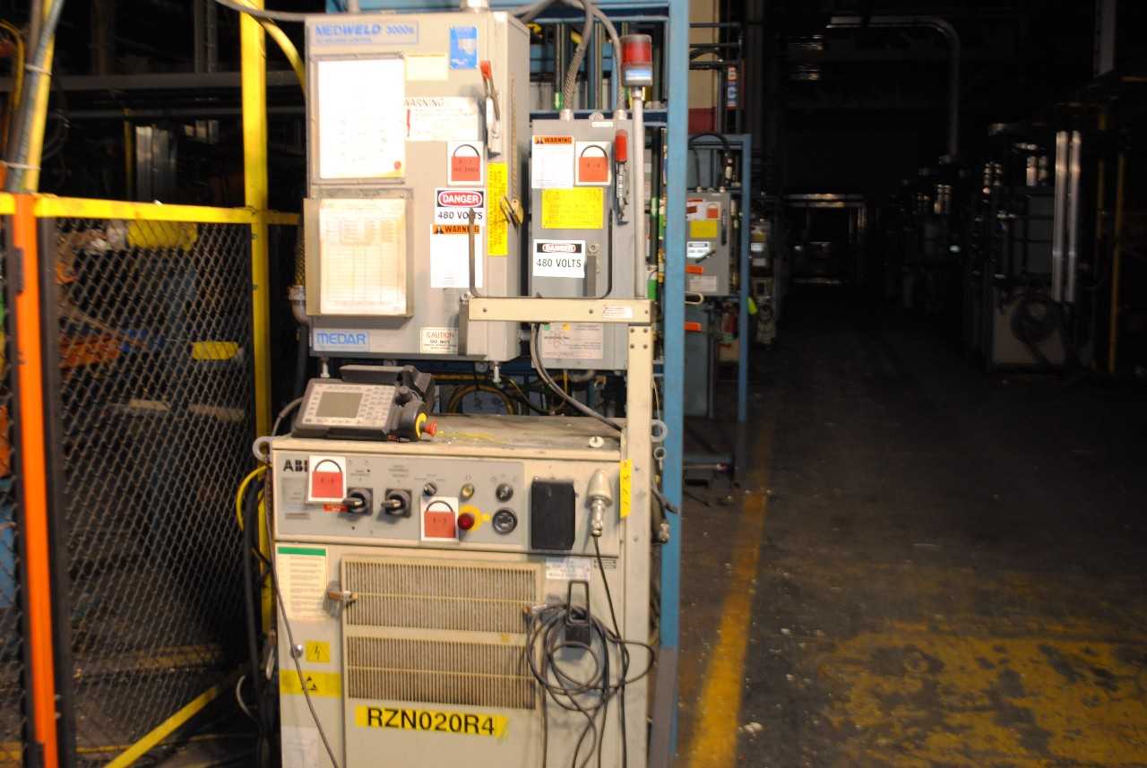 ABB IRB 6400 Industrial Robot with Welder - INDUSTRIAL ROBOTS