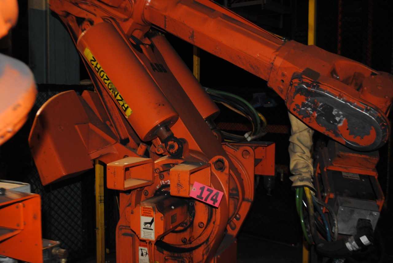 ABB IRB 6400 Industrial Robot with Welder - INDUSTRIAL ROBOTS