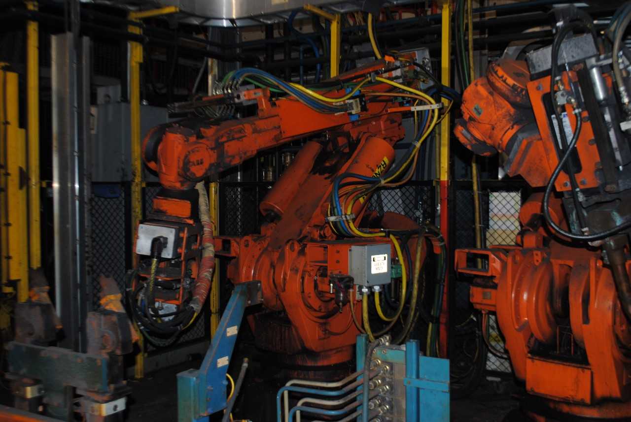 ABB IRB 6400 Industrial Robot with Welder - INDUSTRIAL ROBOTS