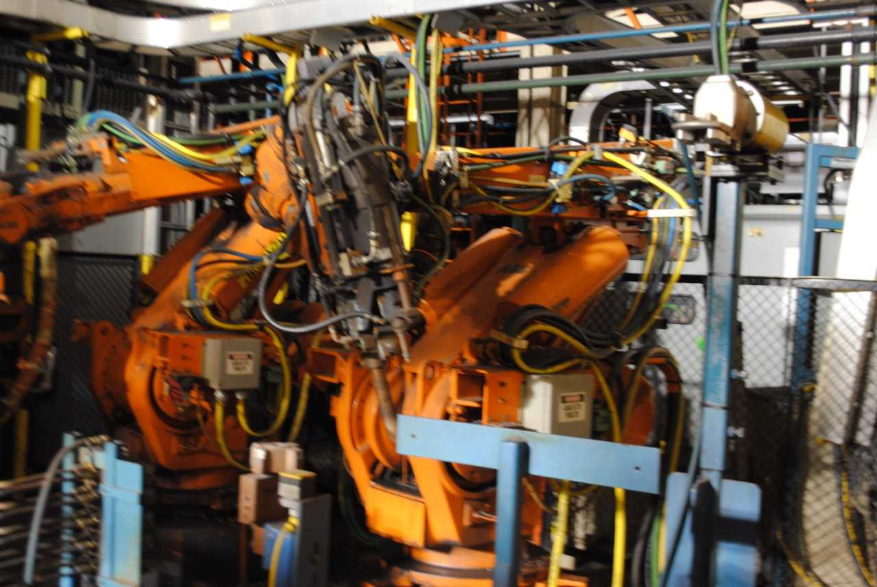 ABB IRB 6400 Industrial Robot with Welder - INDUSTRIAL ROBOTS