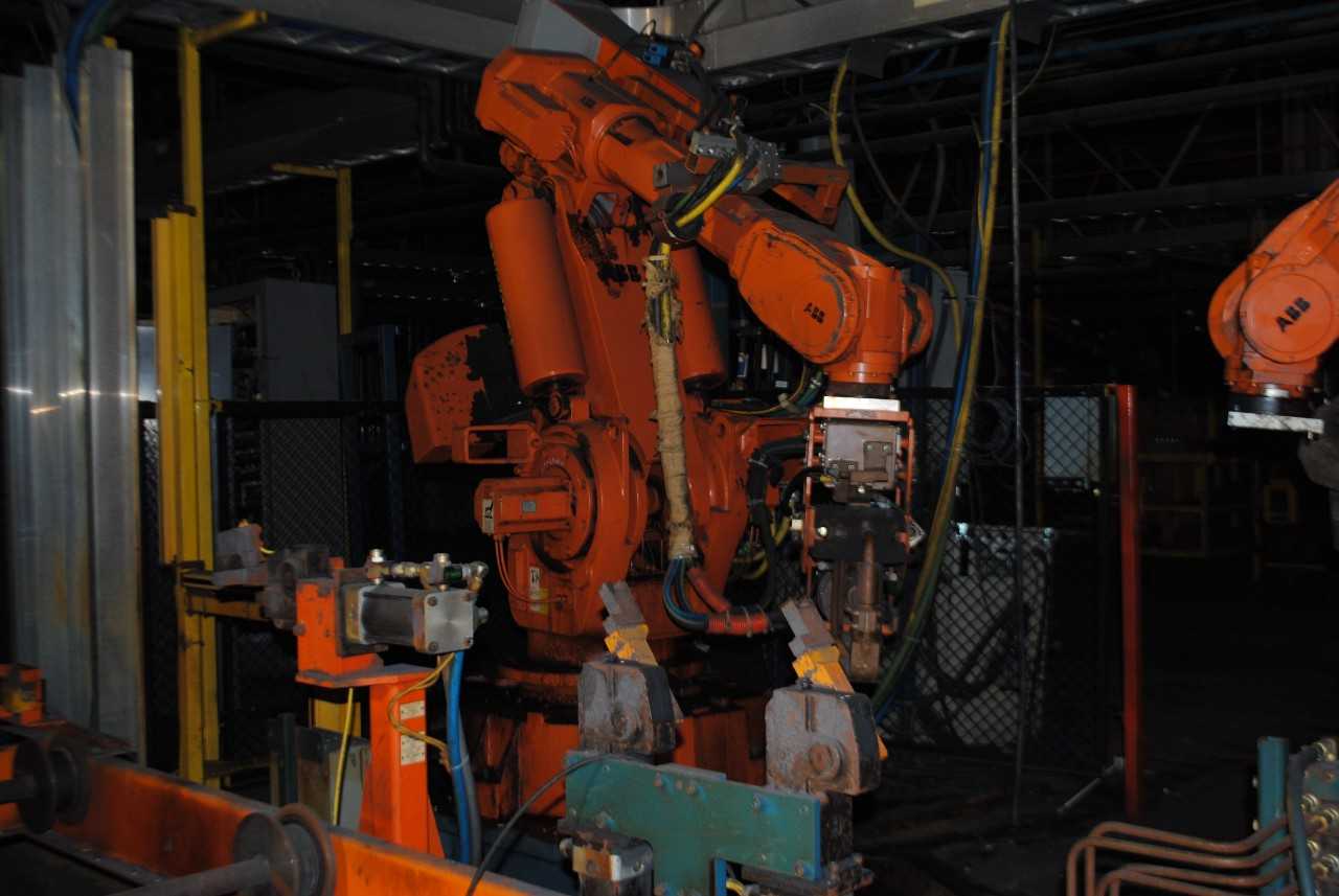 ABB IRB 6400 Industrial Robot with Welder - INDUSTRIAL ROBOTS