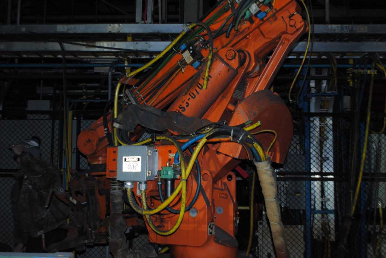 ABB IRB 6400 Industrial Robot with Welder - INDUSTRIAL ROBOTS