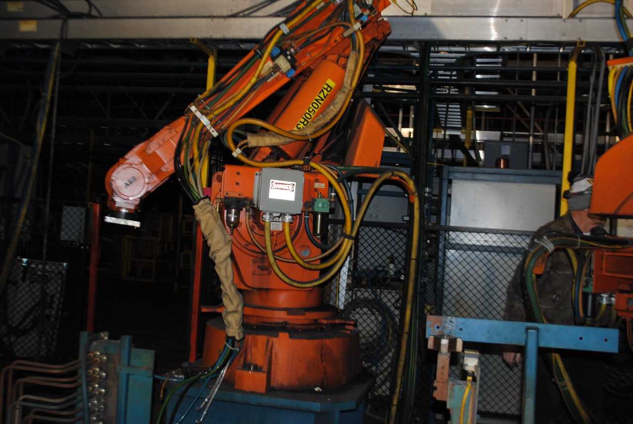 ABB IRB 6400 Industrial Robot with Welder - INDUSTRIAL ROBOTS