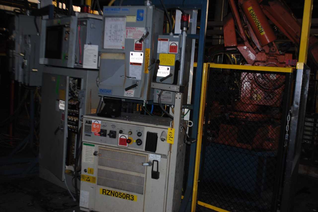 ABB IRB 6400 Industrial Robot with Welder - INDUSTRIAL ROBOTS