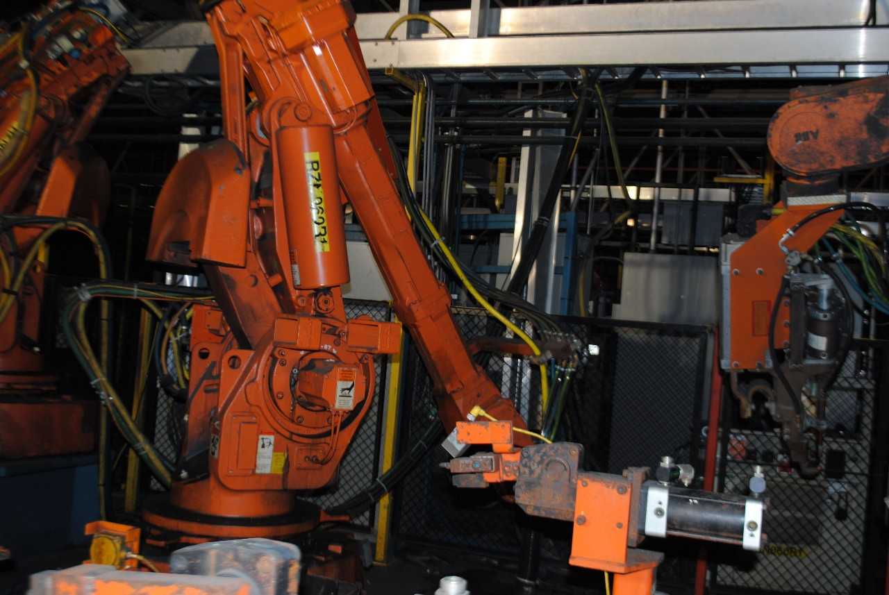 ABB IRB 6400 Industrial Robot with Welder - INDUSTRIAL ROBOTS