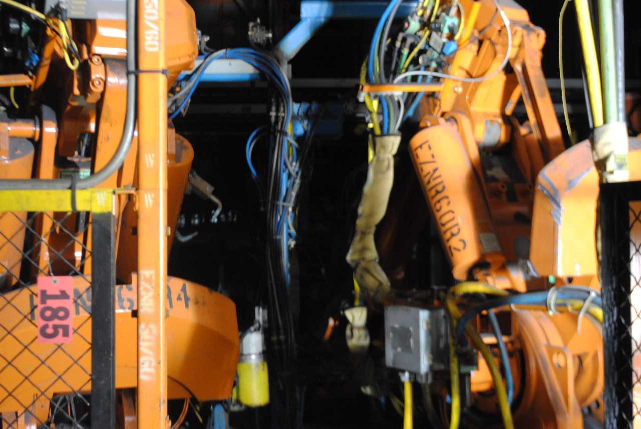 6 Count of --   ABB IRB 6400 Industrial Robots with Welder - MACHINING ACCESSORIES & TOOLING