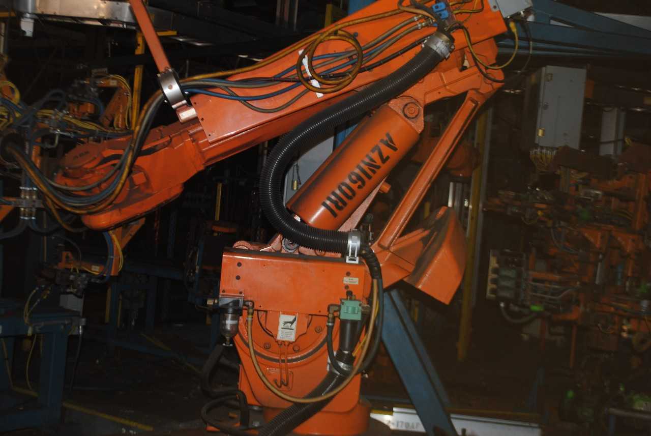6 Count of --   ABB IRB 6400 Industrial Robots with Welder - MACHINING ACCESSORIES & TOOLING