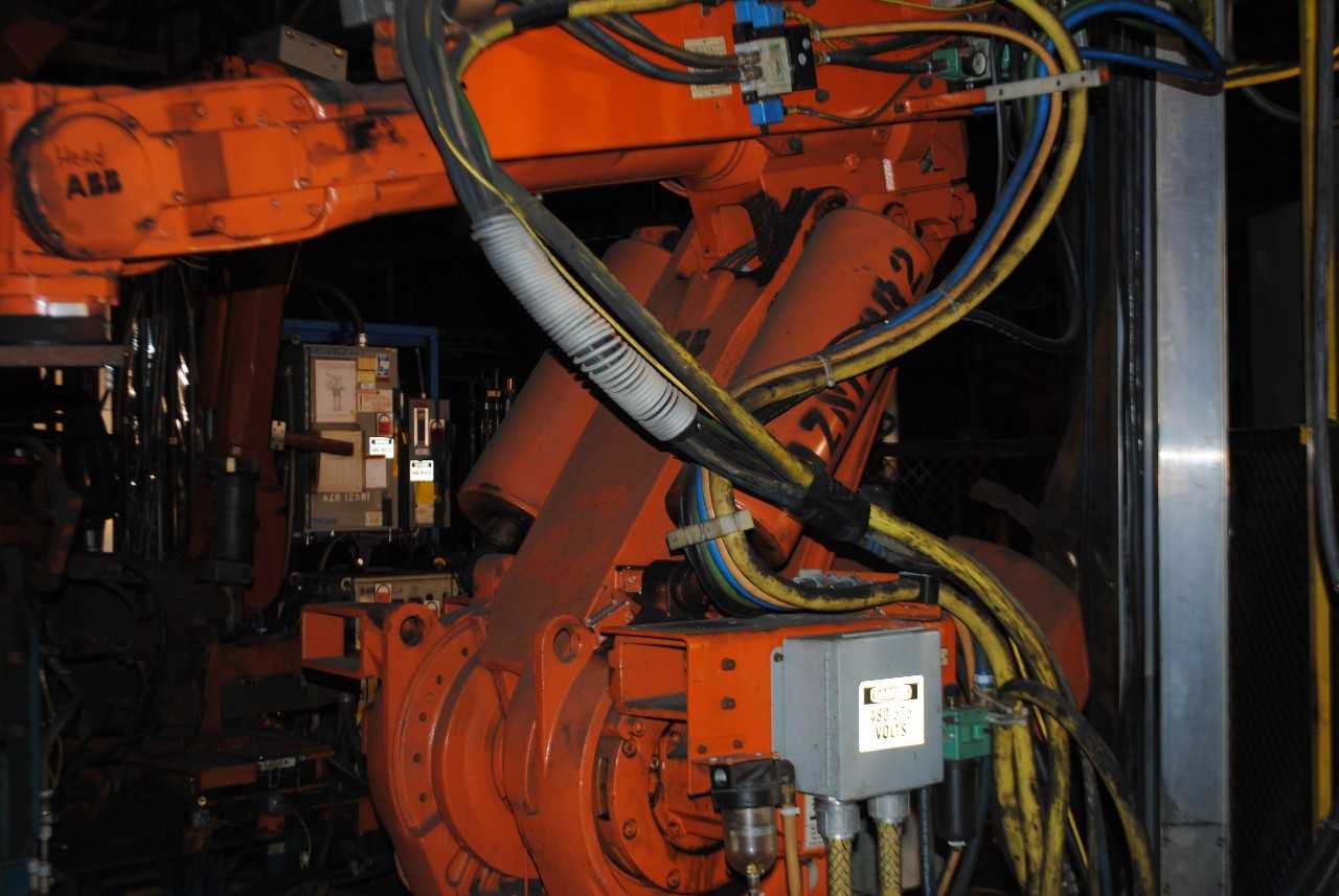 2 Count of --   ABB IRB 6400 Industrial Robots with Welder - MACHINING ACCESSORIES & TOOLING