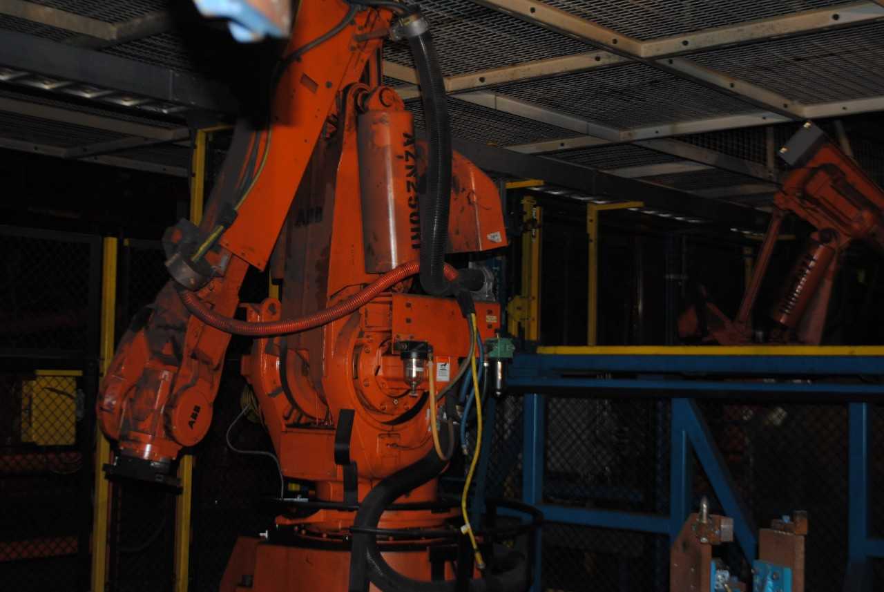 9 Count of --   ABB IRB 6400 Industrial Robots with Welder - MACHINING ACCESSORIES & TOOLING
