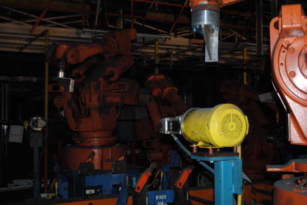 8 Count of --   ABB IRB 6400 Industrial Robots with Welder - MACHINING ACCESSORIES & TOOLING
