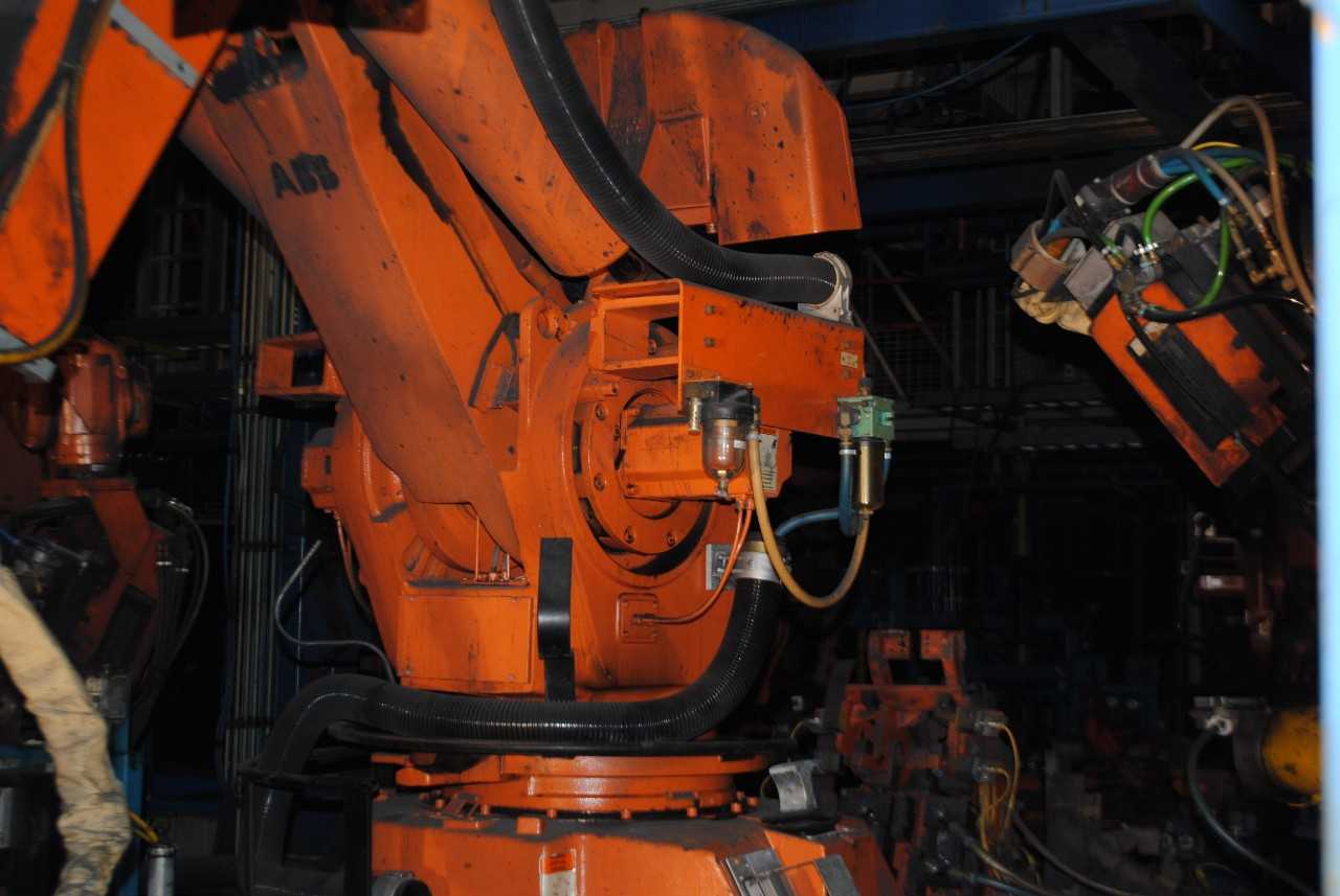 6 Count of --   ABB IRB 6400 Industrial Robots with Welder - MACHINING ACCESSORIES & TOOLING