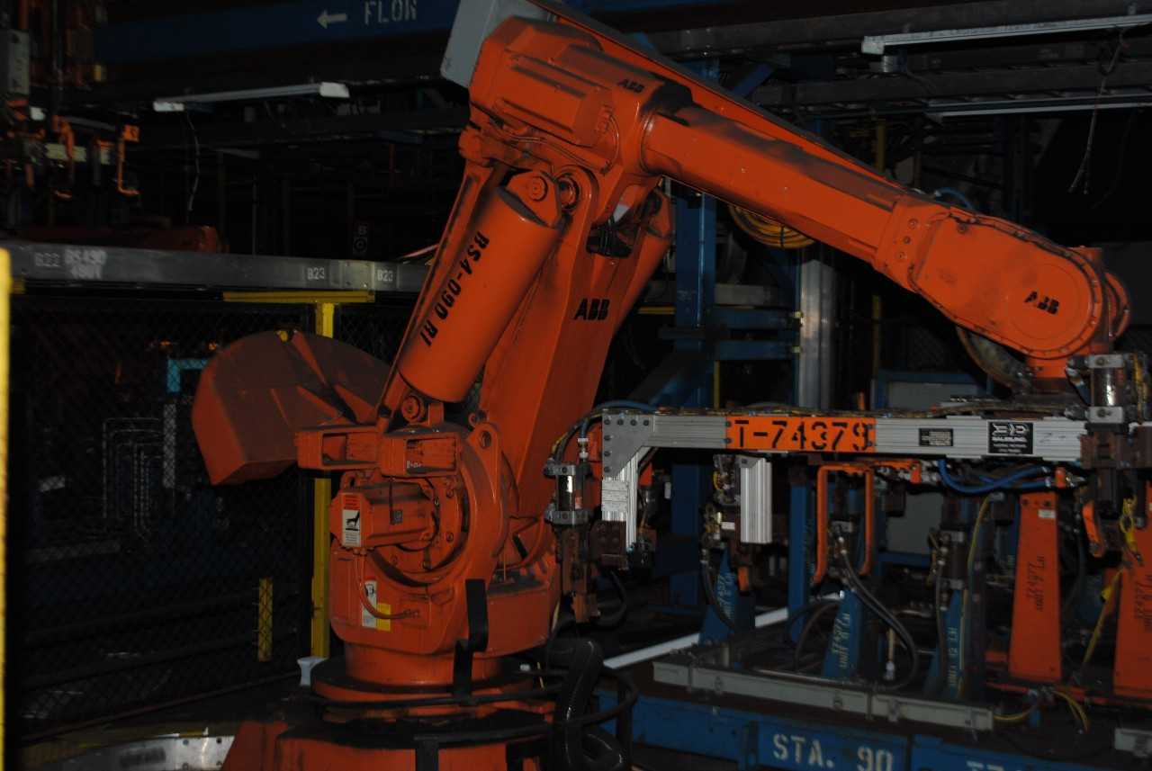 ABB IRB 6400 Industrial Robot with Welder - INDUSTRIAL ROBOTS