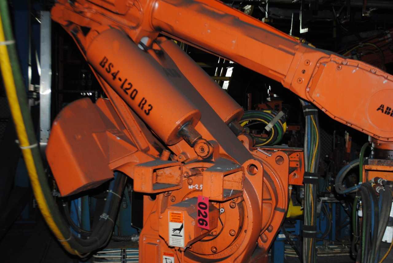 ABB IRB 6400 Industrial Robot with Welder - INDUSTRIAL ROBOTS