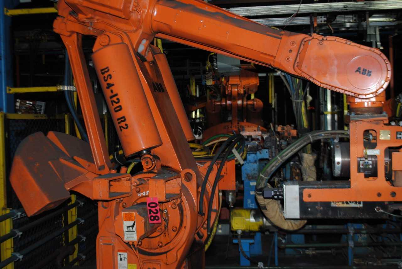 ABB IRB 6400 Industrial Robot with Welder - INDUSTRIAL ROBOTS