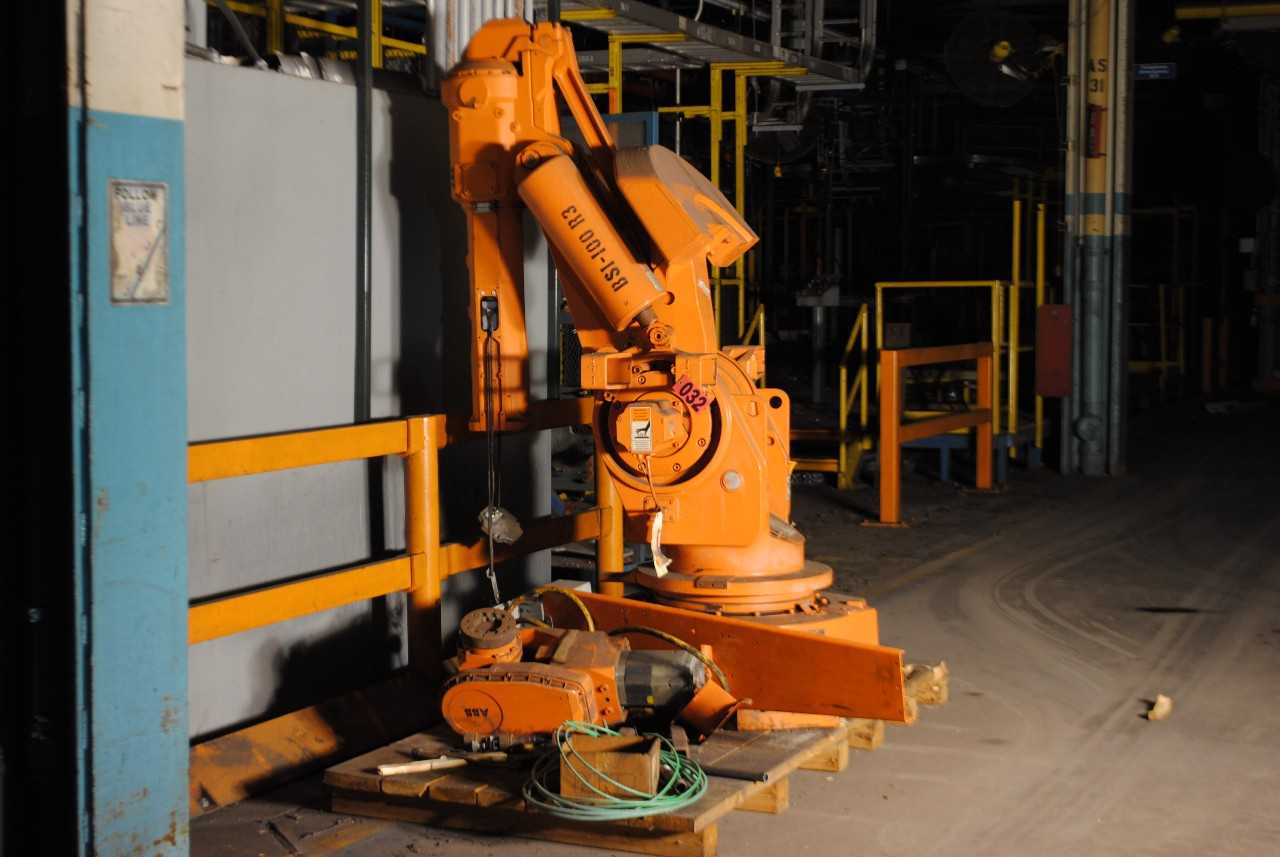 ABB IRB 6400 Industrial Robot with Welder - INDUSTRIAL ROBOTS