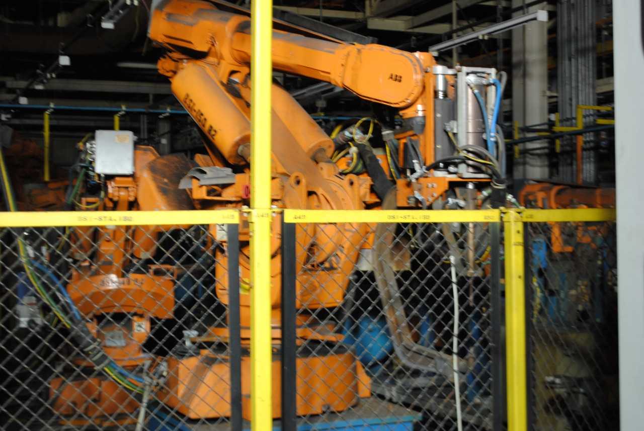ABB IRB 6400 Industrial Robot with Welder - INDUSTRIAL ROBOTS