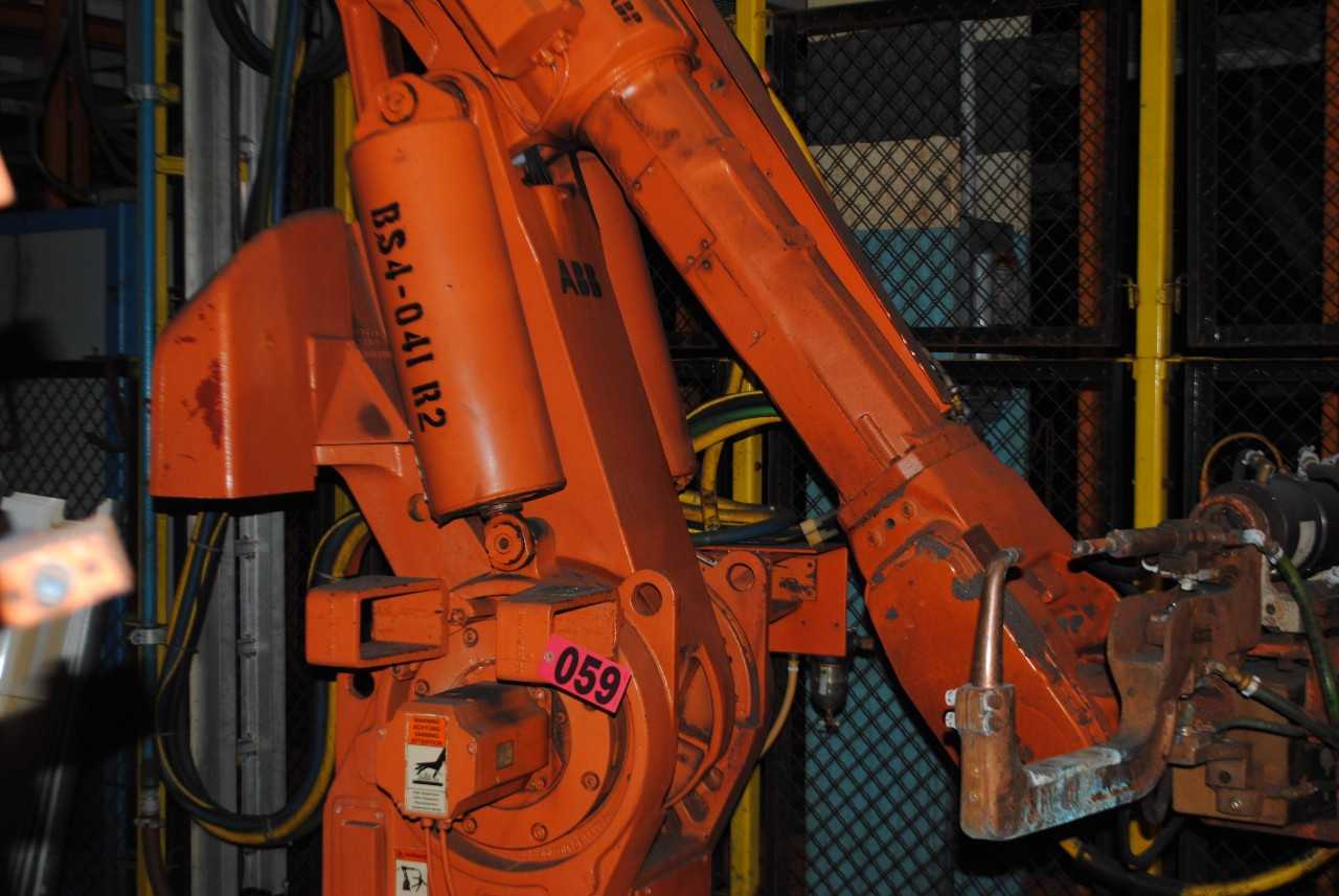ABB IRB 6400 Industrial Robot with Welder - INDUSTRIAL ROBOTS