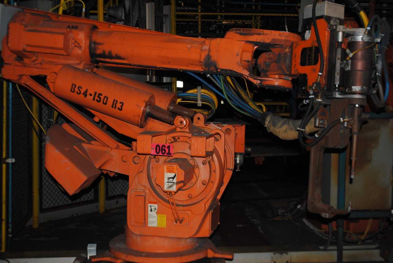 ABB IRB 6400 Industrial Robot with Welder - INDUSTRIAL ROBOTS
