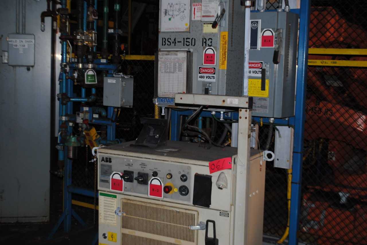 ABB IRB 6400 Industrial Robot with Welder - INDUSTRIAL ROBOTS