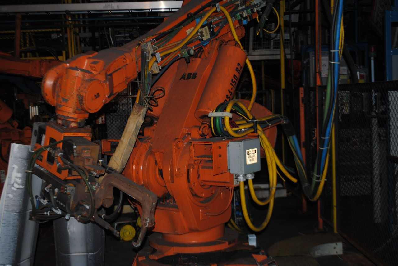 ABB IRB 6400 Industrial Robot with Welder - INDUSTRIAL ROBOTS