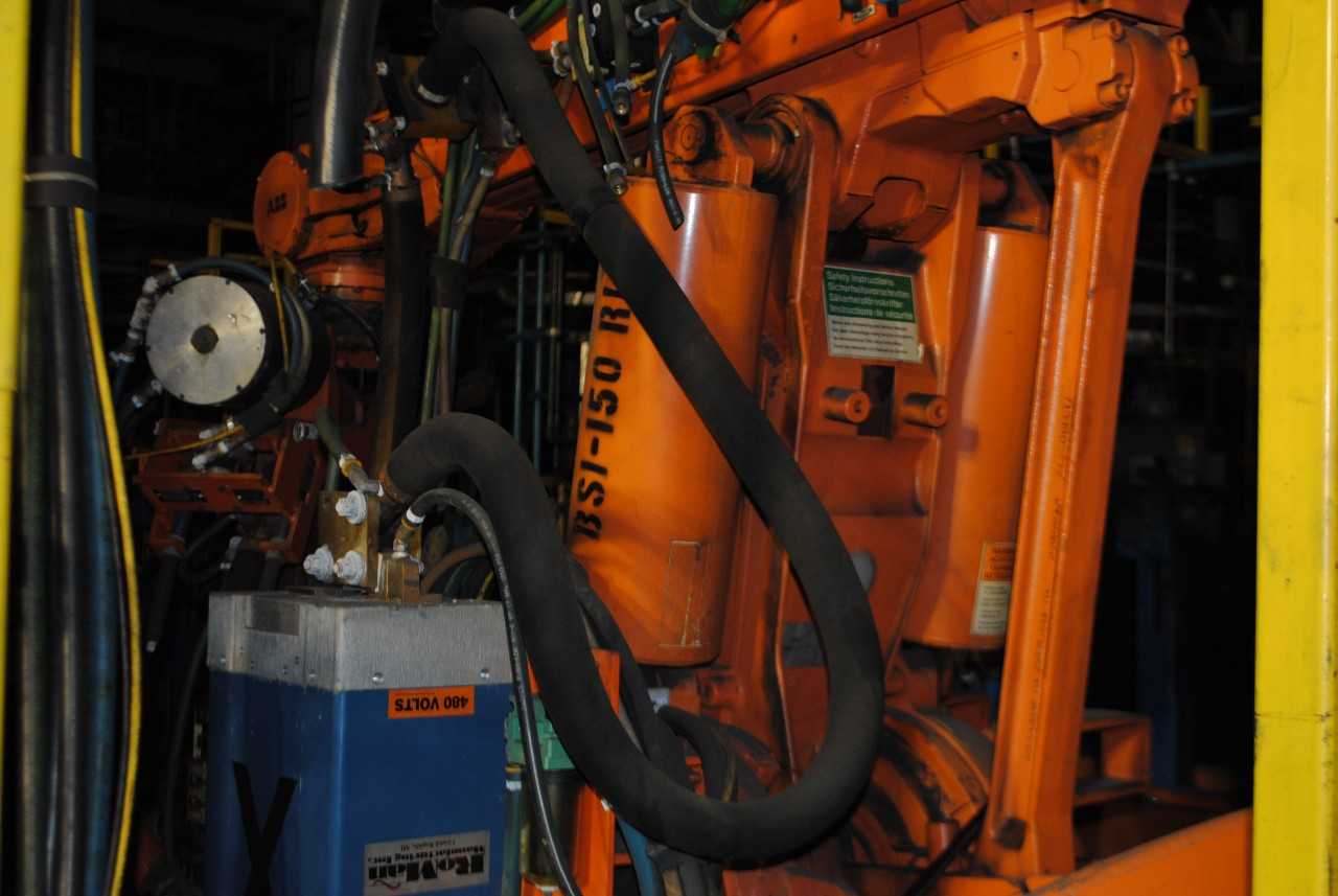 ABB IRB 6400 Industrial Robot with Welder - INDUSTRIAL ROBOTS