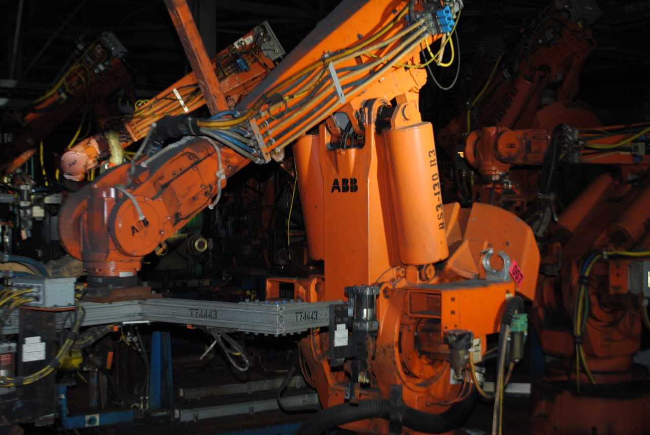 ABB IRB 6400 Industrial Robot with Welder - INDUSTRIAL ROBOTS