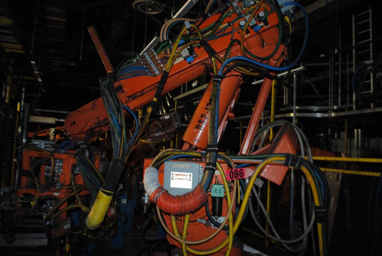 ABB IRB 6400 Industrial Robot with Welder - INDUSTRIAL ROBOTS