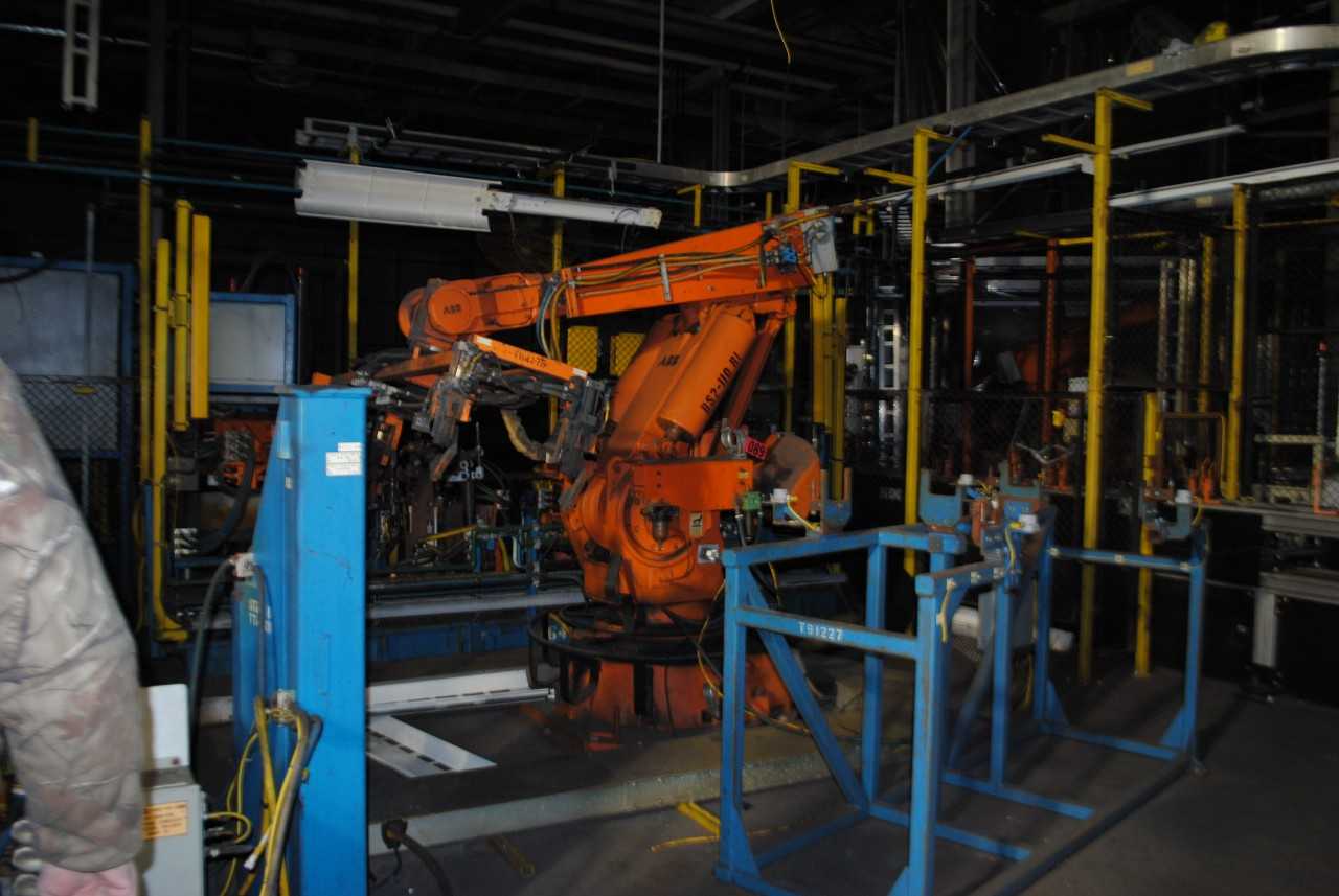 ABB IRB 6400 Industrial Robot with Welder - INDUSTRIAL ROBOTS