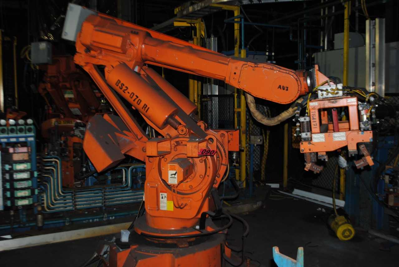 ABB IRB 6400 Industrial Robot with Welder - INDUSTRIAL ROBOTS