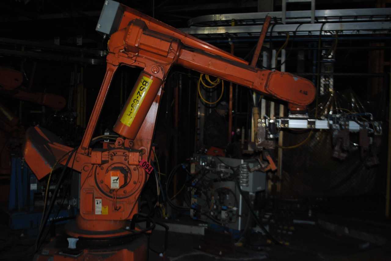ABB IRB 6400 Industrial Robot with Welder - INDUSTRIAL ROBOTS