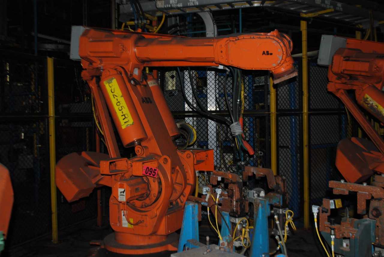 ABB IRB 6400 Industrial Robot with Welder - INDUSTRIAL ROBOTS