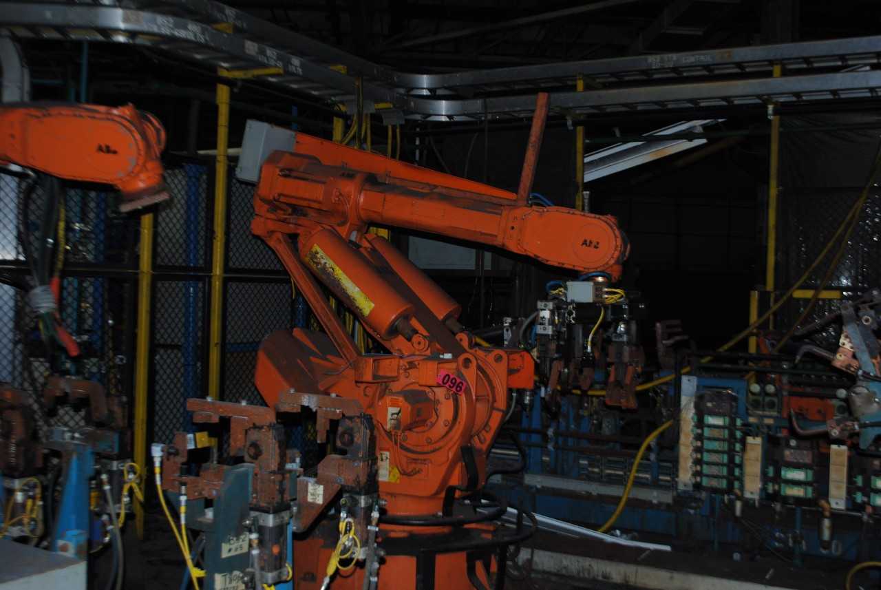 ABB IRB 6400 Industrial Robot with Welder - INDUSTRIAL ROBOTS