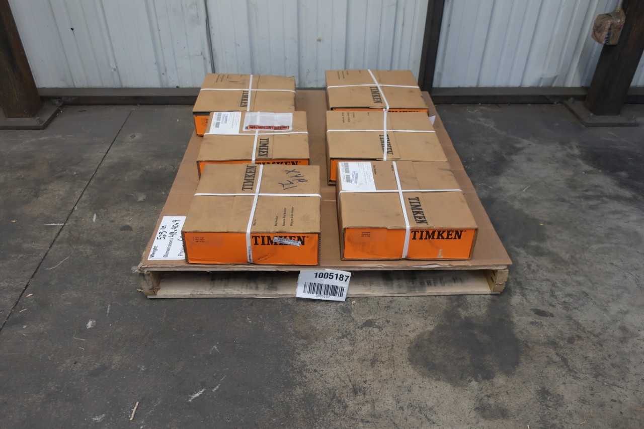 LOT OF 6 TIMKEN ROLLER BEARINGS - BEARINGS