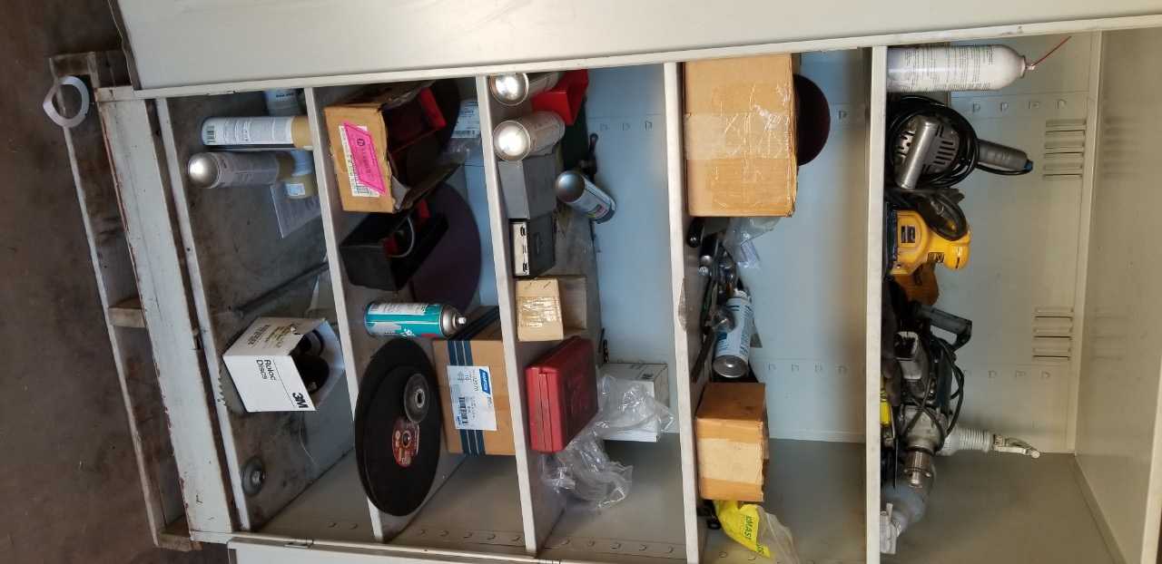 Tennsco Supply Cabinet All Contents Included - TOOL STORAGE