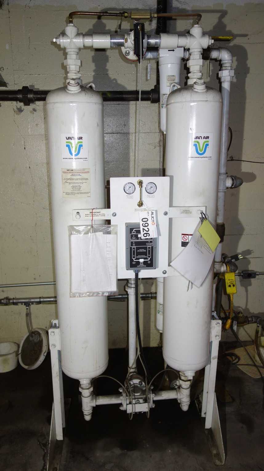 VAN-AIR HL2 150PSI REGENERATIVE COMPRESSED AIR DRYER - AIR DRYERS