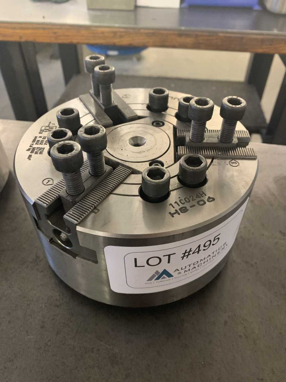 Samchully 6" 3-Jaw A26 Hydraulic Chuck - LATHE PARTS