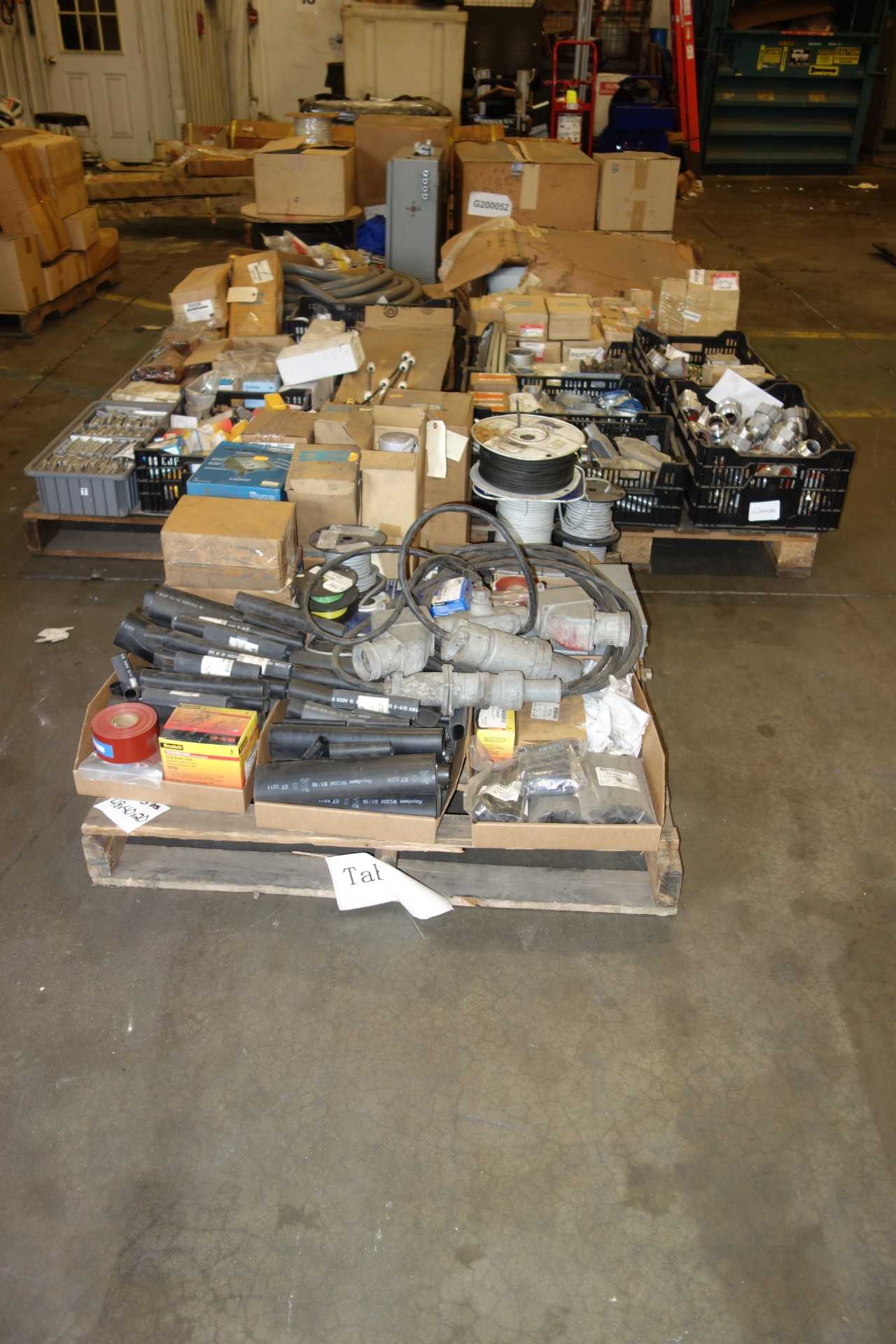 7 PALLETS OF CONDUIT AND ELECTRICAL HARDWARE - ELECTRICAL COMPONENTS