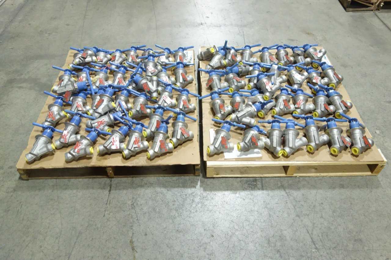 2 PALLETS OF KEROTEST WS D 9945 MANUAL STAINLESS SOCKET WELD GLOBE VALVES - GLOBE VALVE