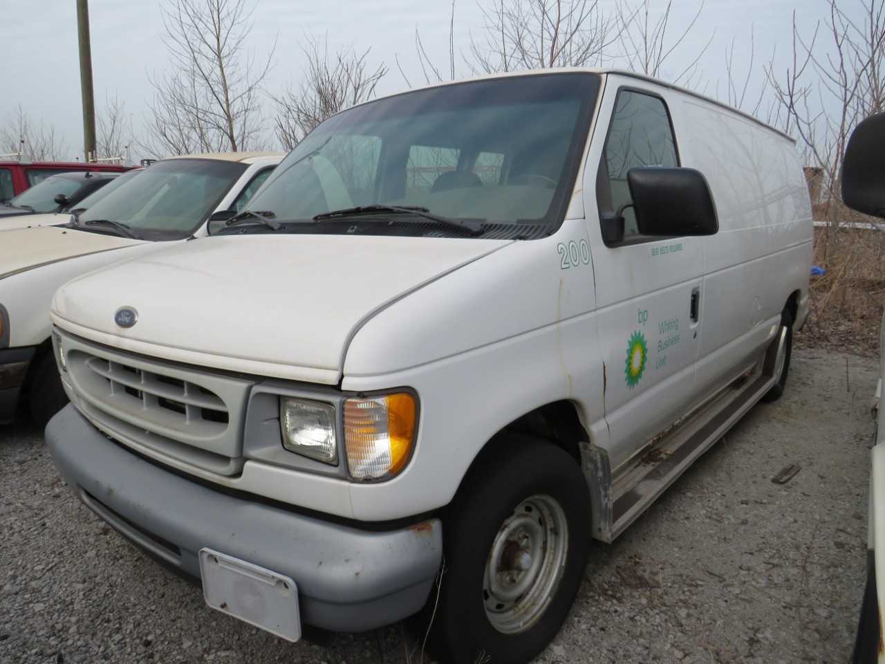 2002 FORD ECONOLINE E-150 RWD 3 DOOR V6 CYL GAS CARGO VAN 40797 MILES  VIN:  1FTRE14272HA05873 - BUSES