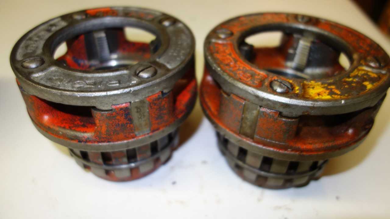 LOT OF 2 RIDGID 2 IN DIE HEADSS - ELECTRIC POWER TOOLS