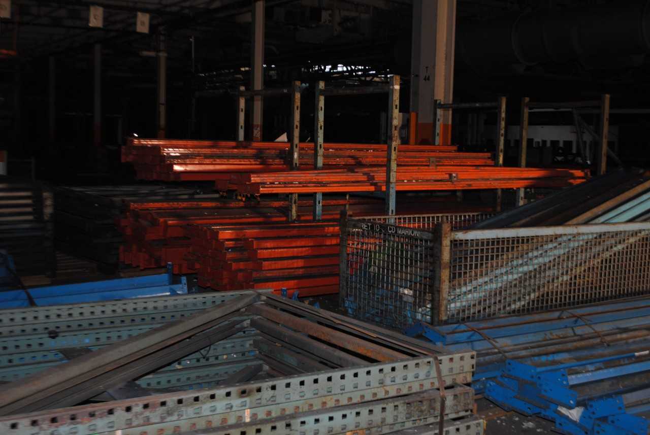 Pallet Racking, 130 End Racks, 120 Orange Rails, 170 Blue Rails - MISCELLANEOUS