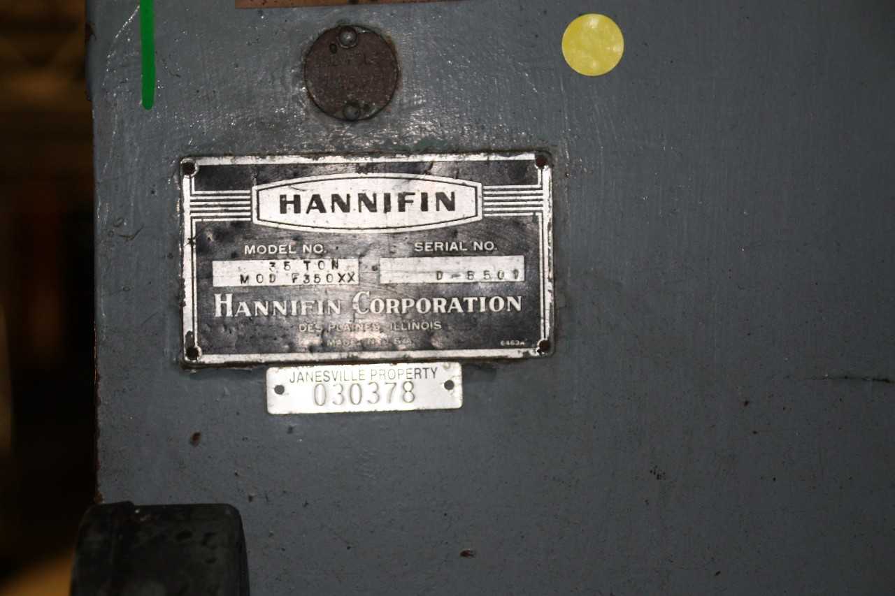 Hannifinn Mod F350XX 35 ton press s/n D-850 - MISCELLANEOUS
