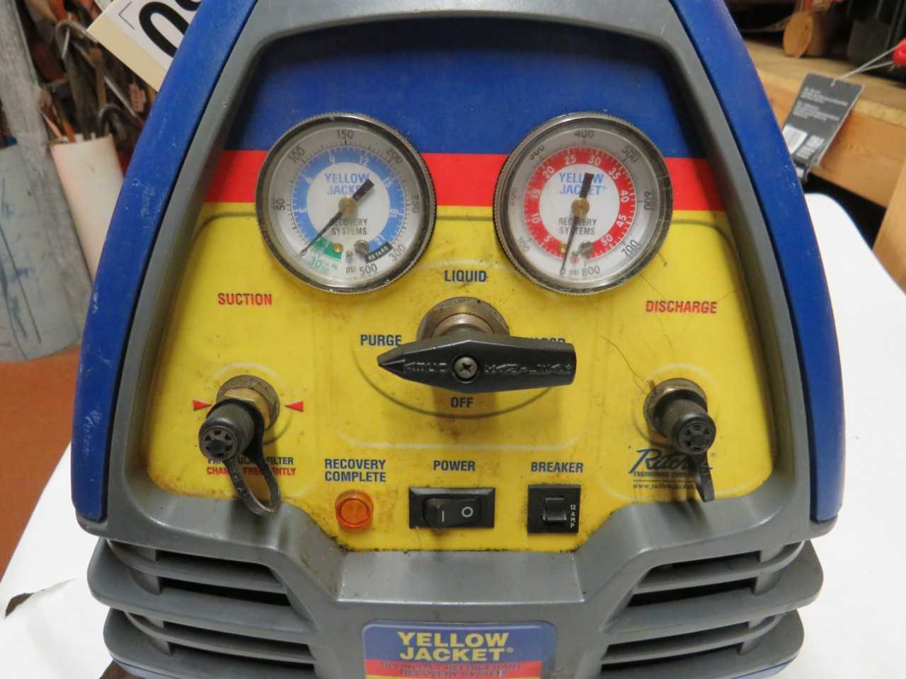 YELLOW JACKET 95760 REFRIGERANT RECOVERY SYSTEM - MISCELLANEOUS