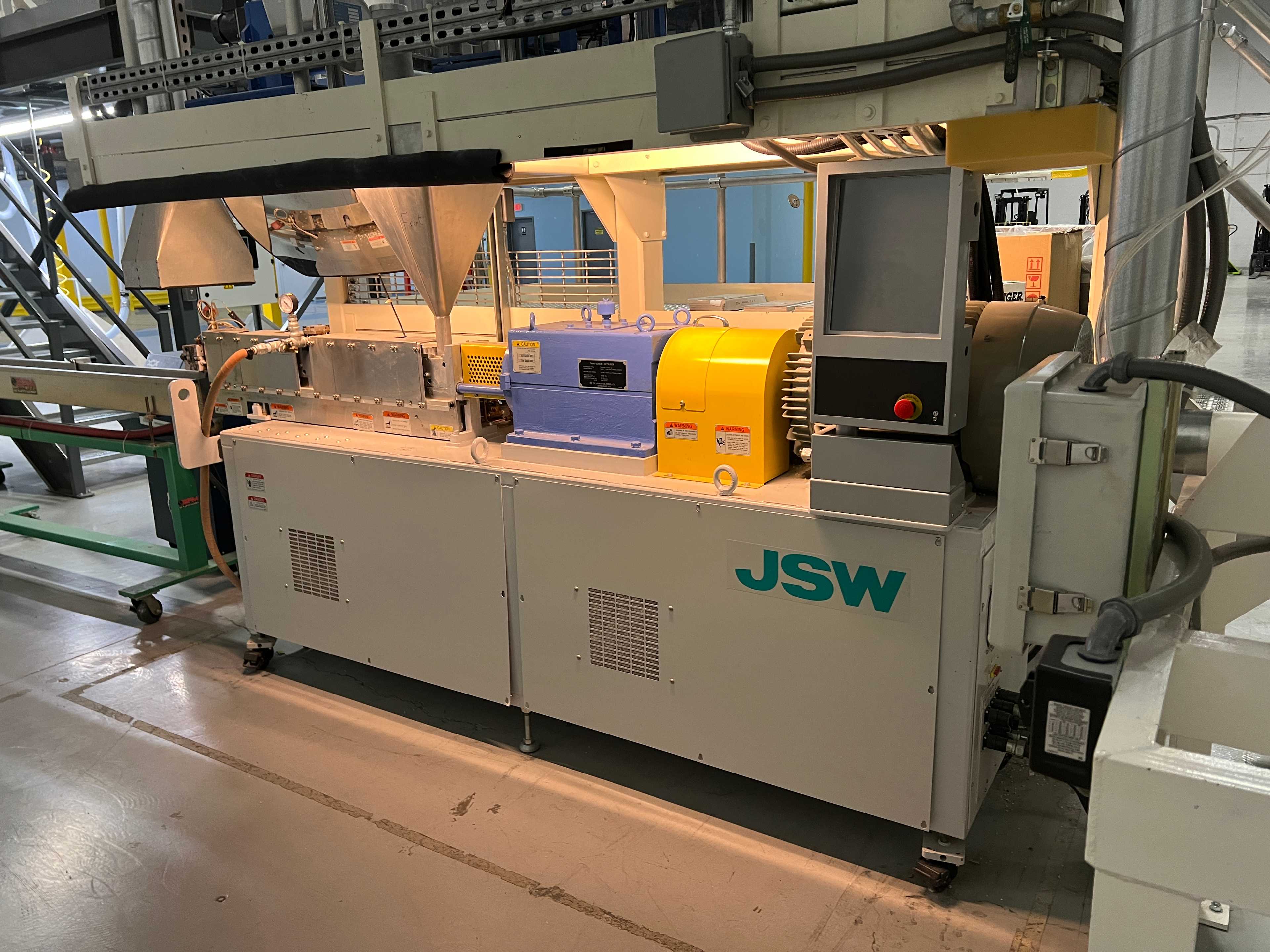 2014 JAPAN STEEL WORKS TEX28V42CW-4V TWIN-SCREW EXTRUDER - TOOLING FOR LATHES