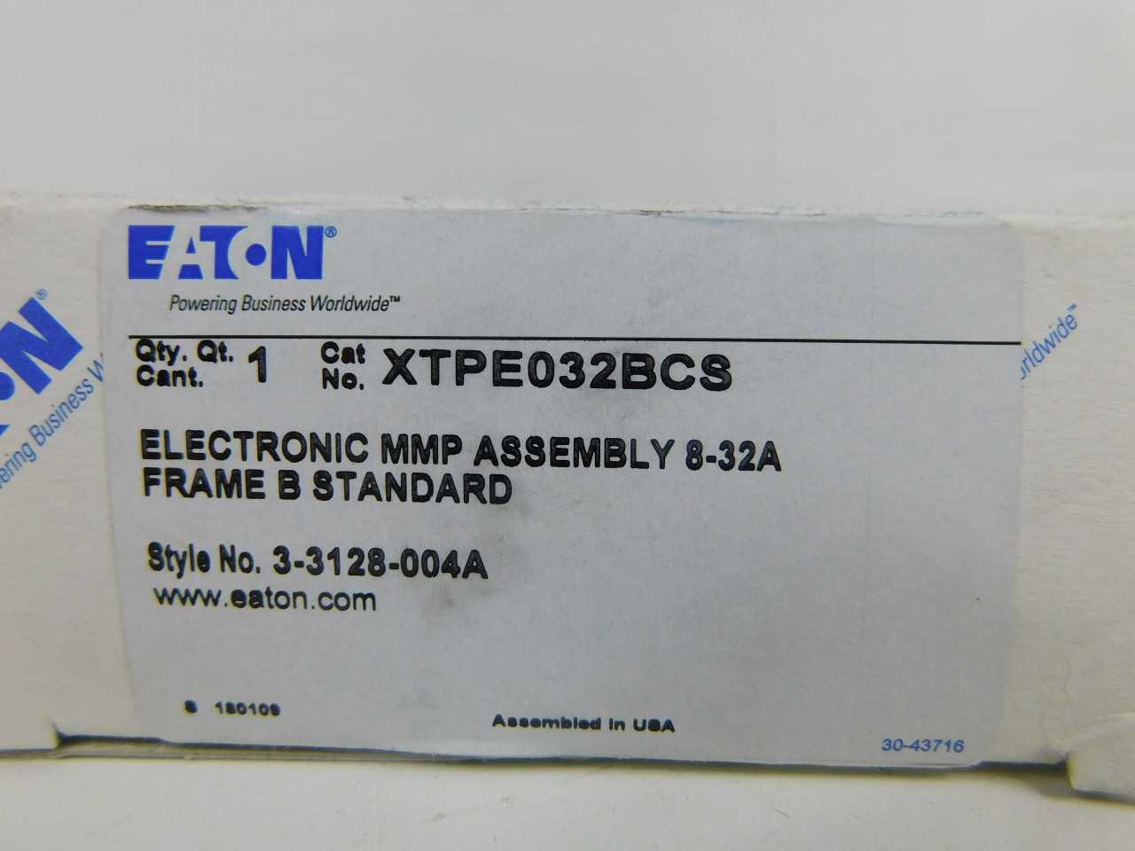 Quantity of 8x XTPE032BCS MCP/Motor Circuit Protectors - ELECTRIC MOTORS Quantity of 8x XTPE032BCS MCP/Motor Circuit Protectors - ELECTRIC MOTORS